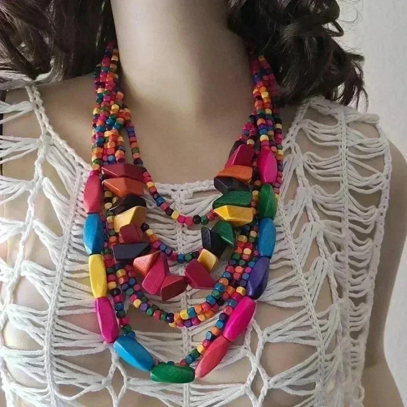 Collar Necklace vintage Bohemian style - Picture 2 of 4